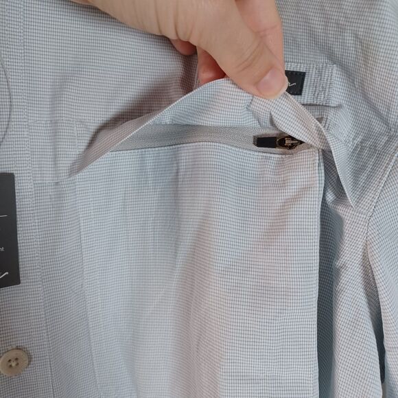 Eddie Bauer Guide Shirt UPF Vented Large Tall Roll Tab Sleeve Outdoors Fishing - Picture 8 of 13